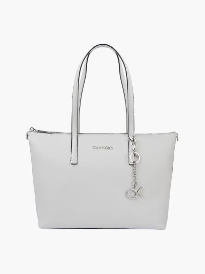 Calvin Klein Táskák & Kiegészítők HU530168 | Calvin Klein Bőr Női Tote Táska Fehér
